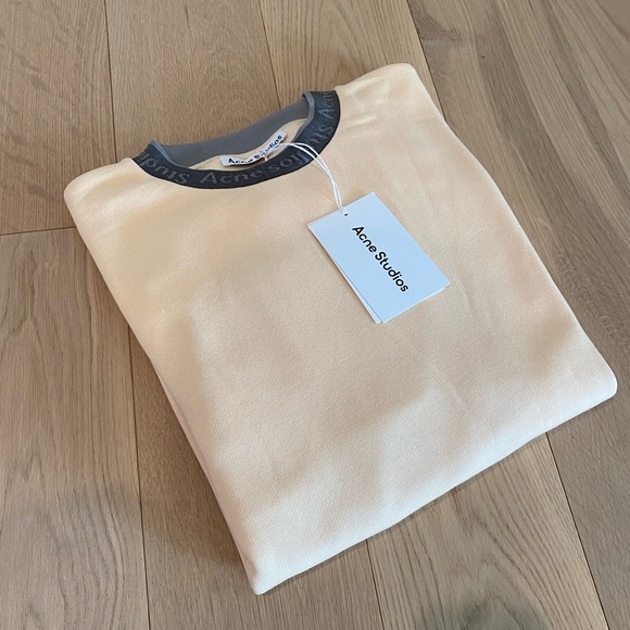 Acne Studios - logo collar sweatshirt (NWT) - Small - Picture 5 of 7